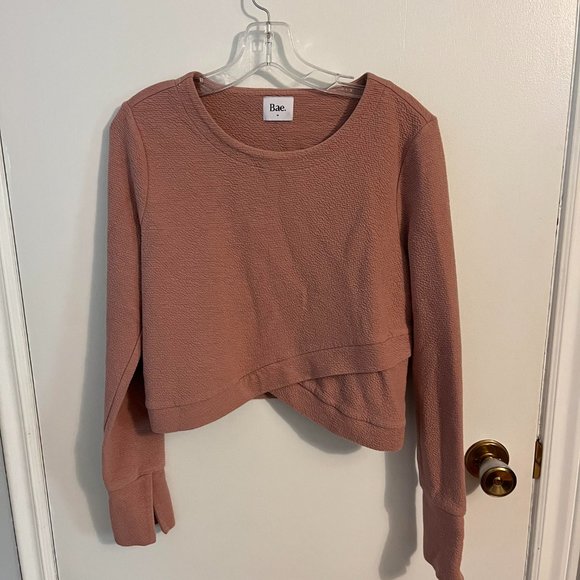 Bae. Cross Your Heart Crop Top - Maternity - Picture 2 of 2